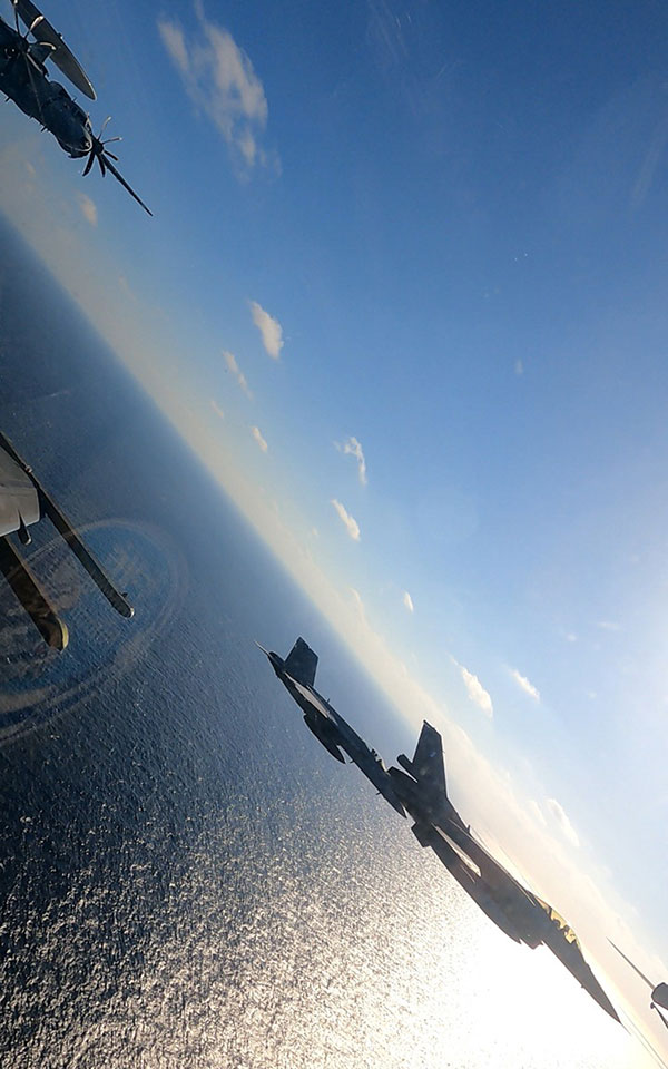 Η φρεγάτα ΨΑΡΑ στη δύναμη κρούσης του αεροπλανοφόρου Αϊζενχάουερ – Συνεκπαίδευση με ΗΠΑ (εικόνες)-2