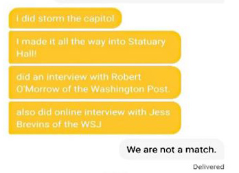 ΗΠΑ: Εισβολέας του Καπιτωλίου συνελήφθη μέσω… dating app-1