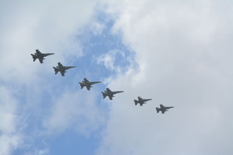 «Ηνίοχος 21»: Εντυπωσιακές εικόνες από τα ξένα μαχητικά στους ελληνικούς αιθέρες-3