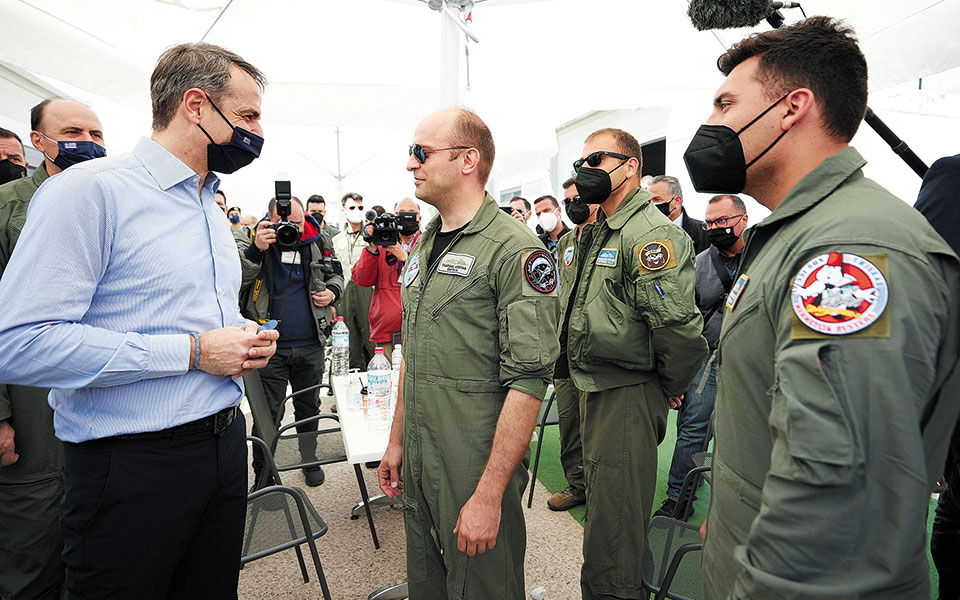 Μήνυμα Μητσοτάκη κατά την άσκηση «Ηνίοχος ’21»-1