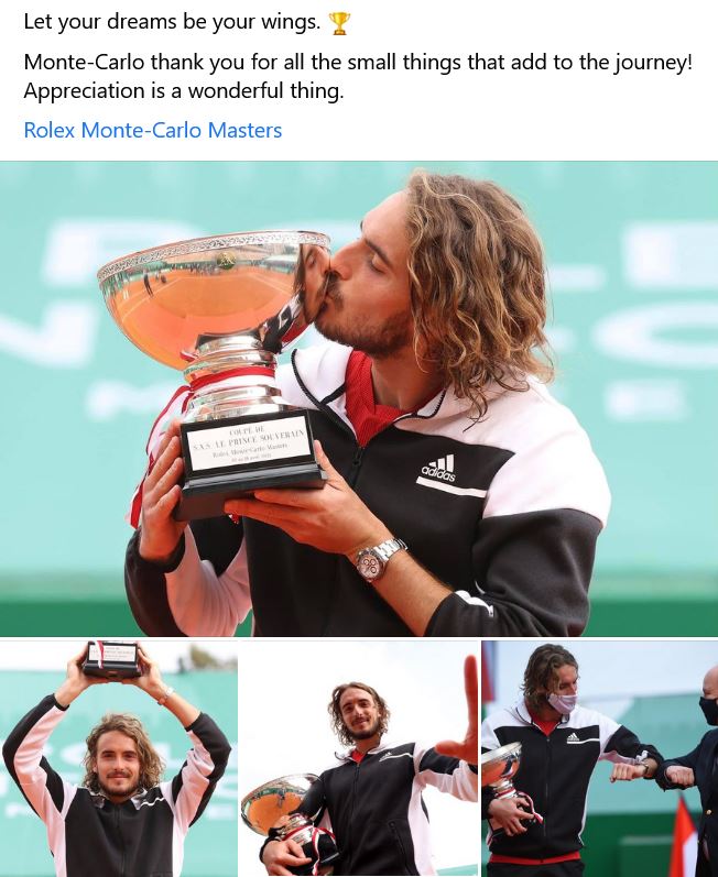 Θριαμβευτής στο Μόντε Κάρλο ο Στέφανος Τσιτσιπάς-1