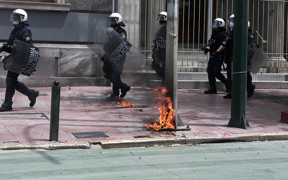 Επεισόδια στο κέντρο της Αθήνας-1