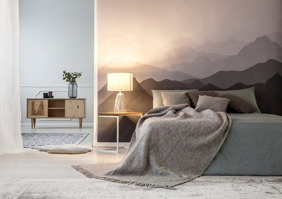 4 μοναδικά σχέδια για ταπετσαρίες τοίχου στην κρεβατοκάμαρα-4