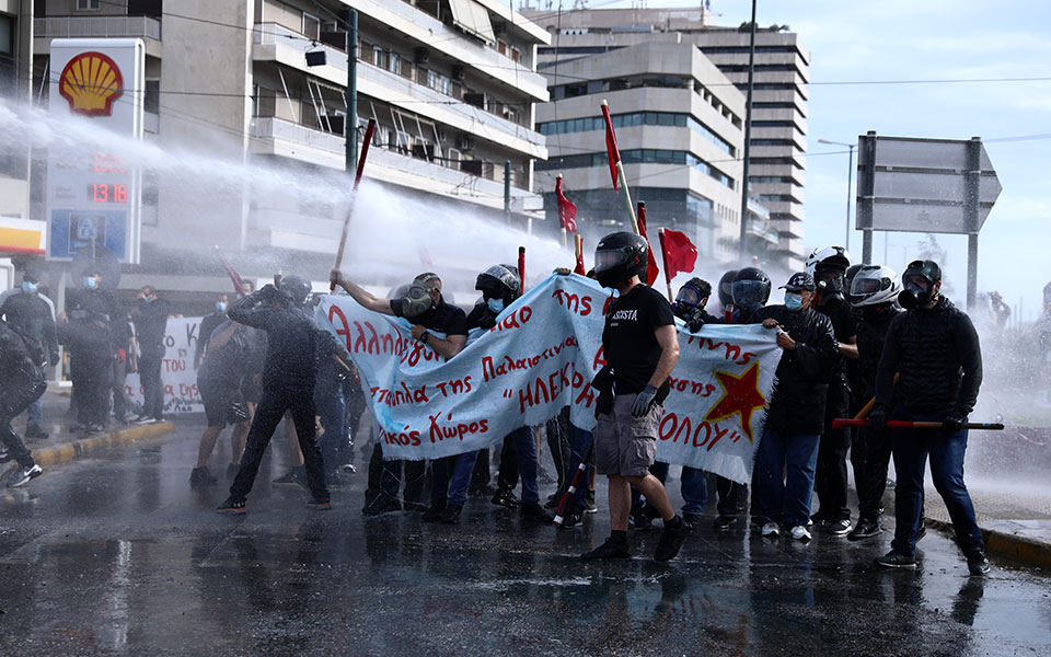 Επεισόδια μπροστά από την πρεσβεία του Ισραήλ στην Αθήνα-5