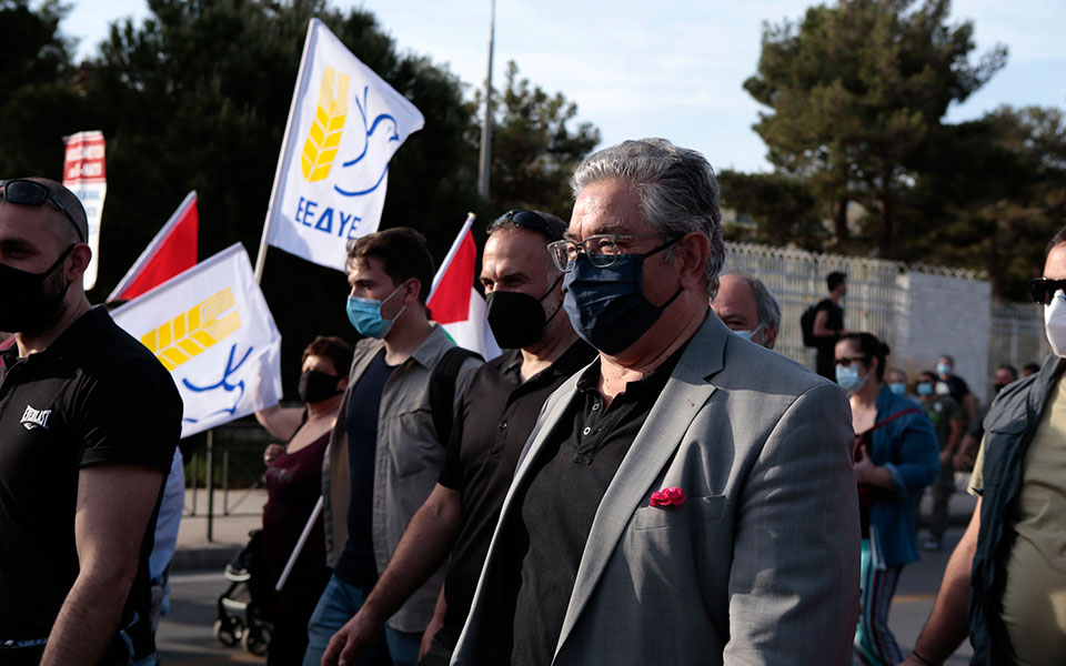 Πορεία κατά των ισραηλινών επιθέσεων στην Γάζα-1