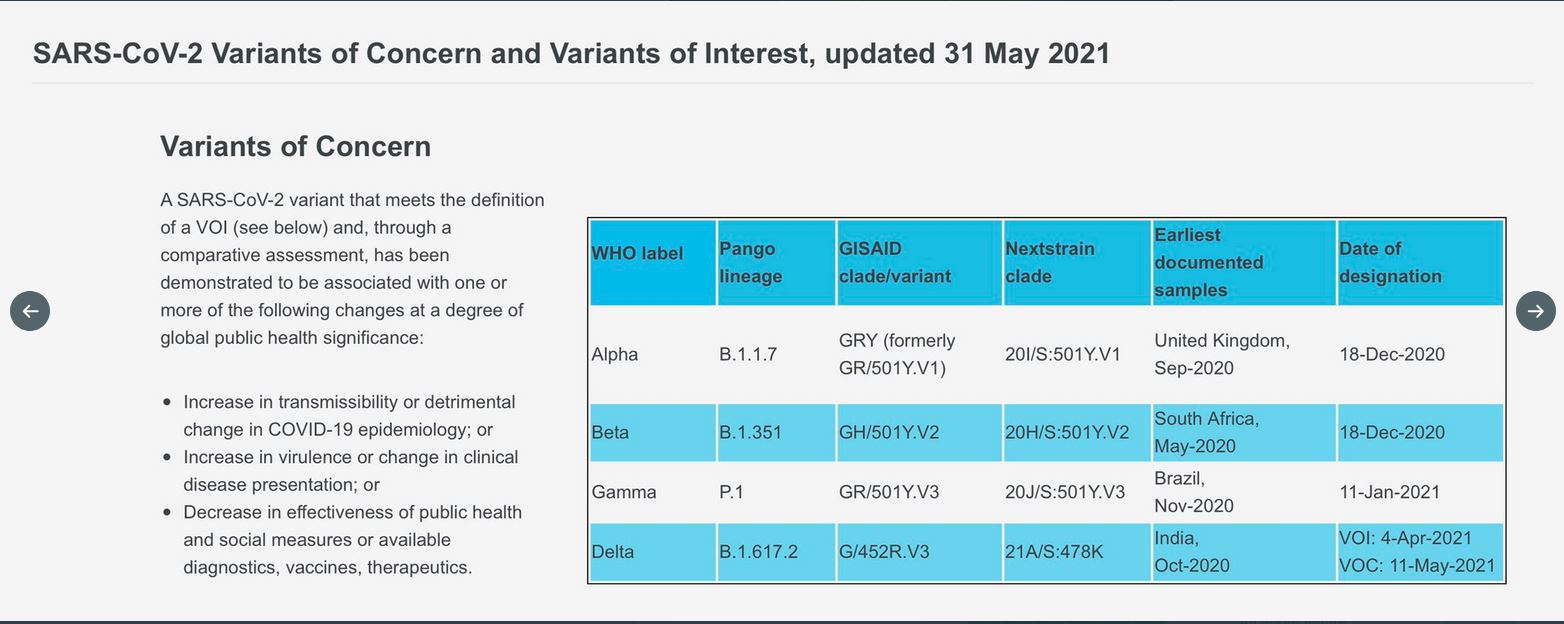 ΠΟΥ: Με ελληνικά γράμματα οι ονομασίες των μεταλλάξεων του κορωνοϊού-1