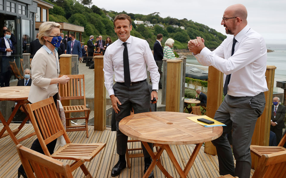 Τα παραλειπόμενα της G7: Χαμόγελα μεταξύ των ηγετών, δρακόντεια μέτρα και διαμαρτυρίες (εικόνες)-8