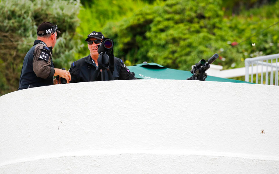 Τα παραλειπόμενα της G7: Χαμόγελα μεταξύ των ηγετών, δρακόντεια μέτρα και διαμαρτυρίες (εικόνες)-10