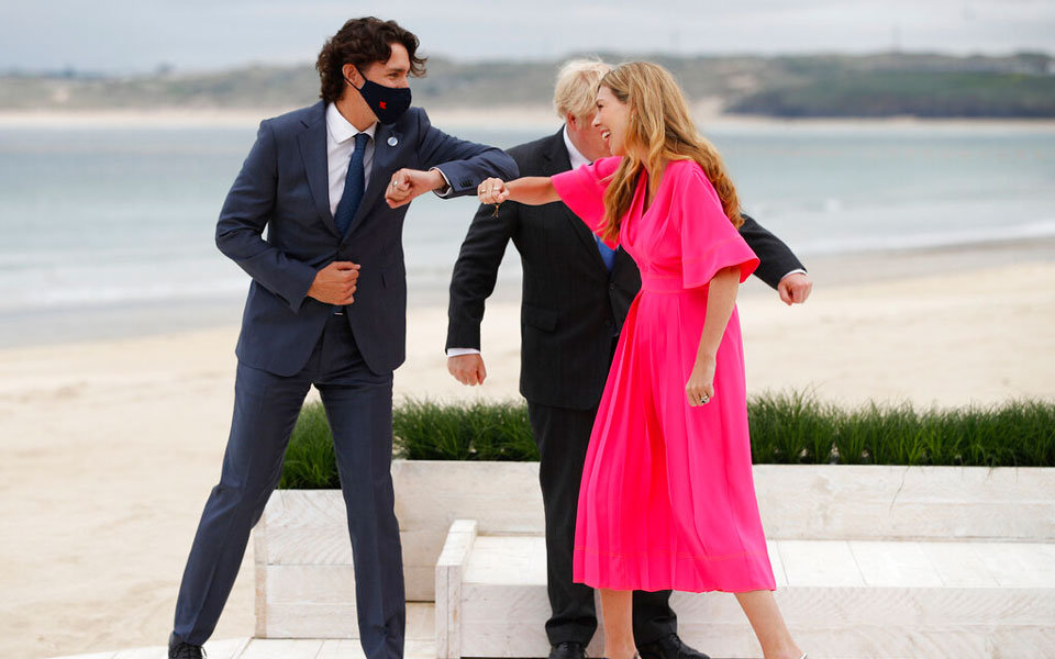 Τα παραλειπόμενα της G7: Χαμόγελα μεταξύ των ηγετών, δρακόντεια μέτρα και διαμαρτυρίες (εικόνες)-6