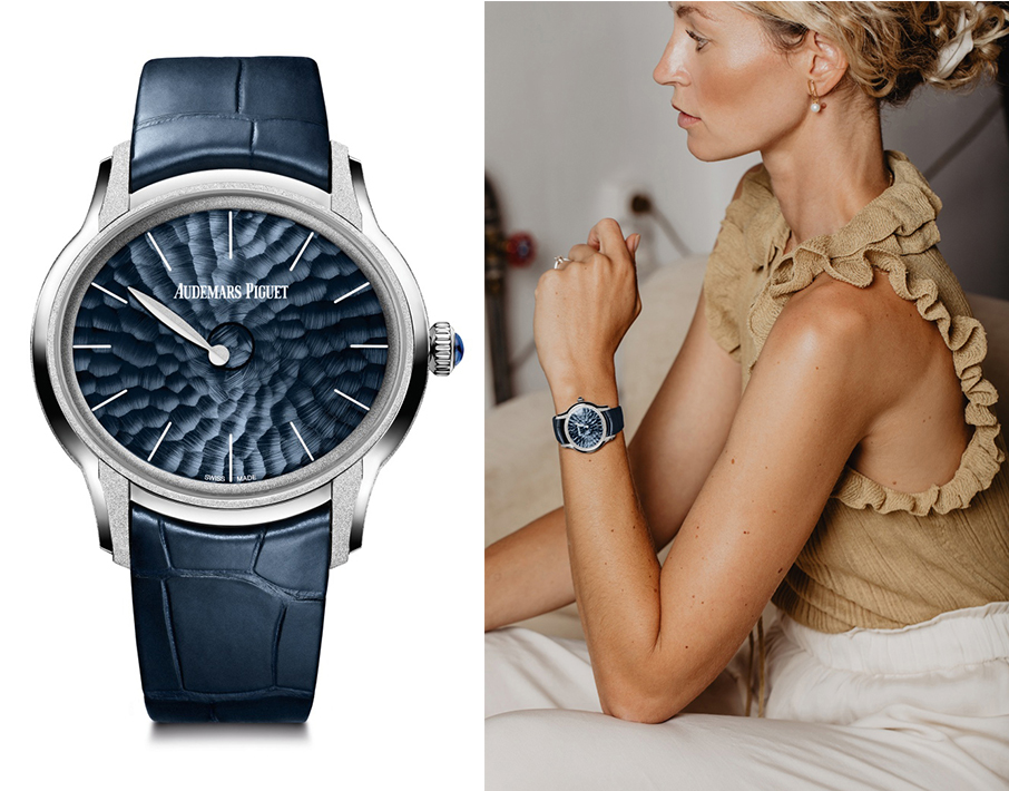 Ο ένας δείκτης του AUDEMARS PIGUET Millenary Frosted Gold Philosophique-1