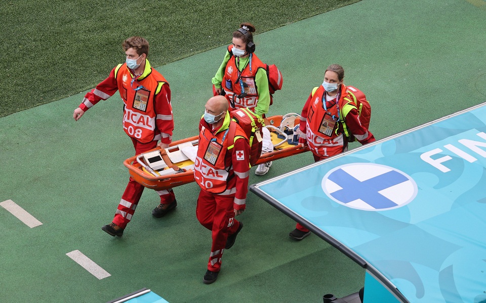 Εuro 2021: Σε σταθερή κατάσταση ο Κρίστιαν Έρικσεν – Μεταφέρθηκε σε νοσοκομείο-2