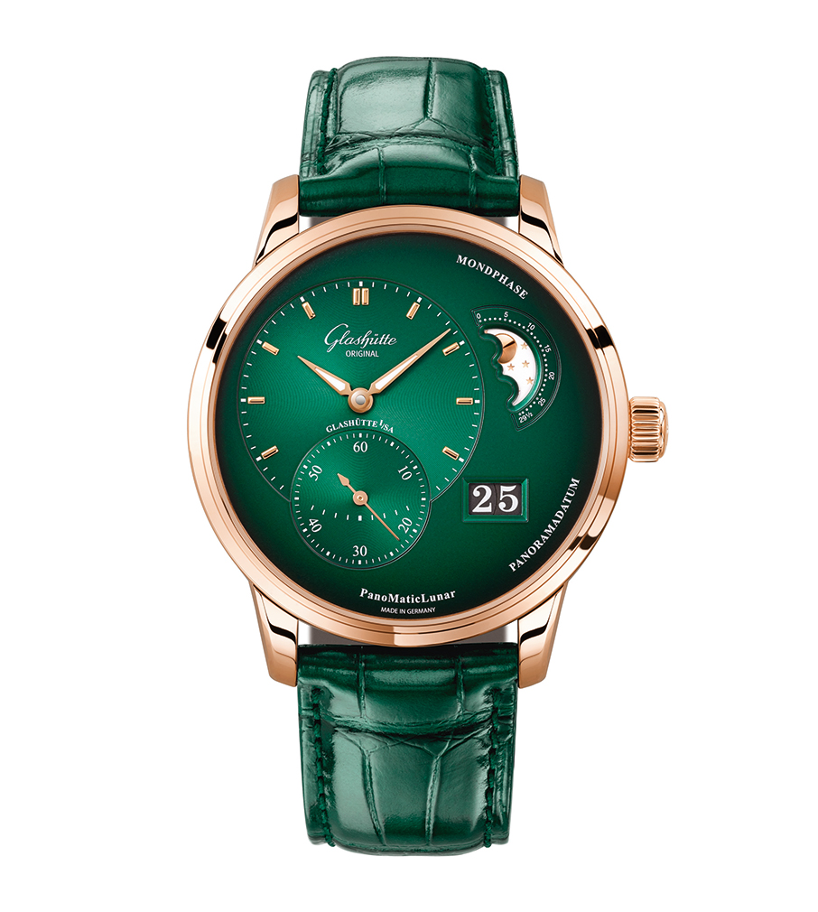 Η Σελήνη είναι σε πράσινο φόντο στο νέο PanoMaticLunar της GLASHÜTTE ORIGINAL-3