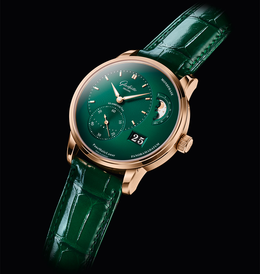 Η Σελήνη είναι σε πράσινο φόντο στο νέο PanoMaticLunar της GLASHÜTTE ORIGINAL-2
