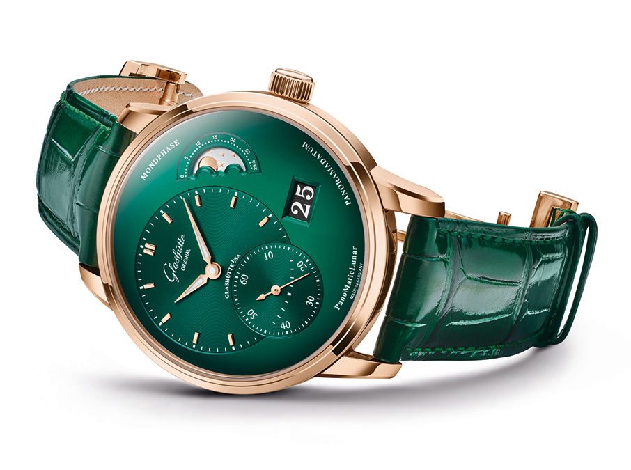 Η Σελήνη είναι σε πράσινο φόντο στο νέο PanoMaticLunar της GLASHÜTTE ORIGINAL-7