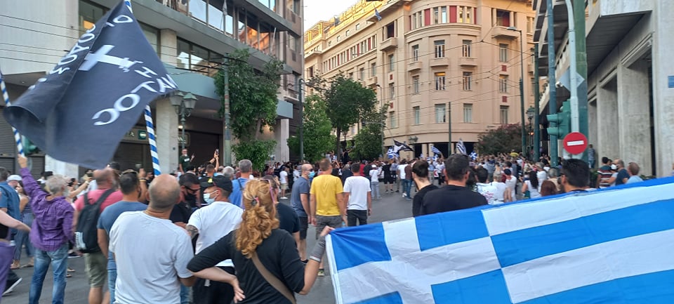 Πλατεία Συντάγματος: Διαδήλωση αντιεμβολιαστών, κατώτερη των προσδοκιών-6