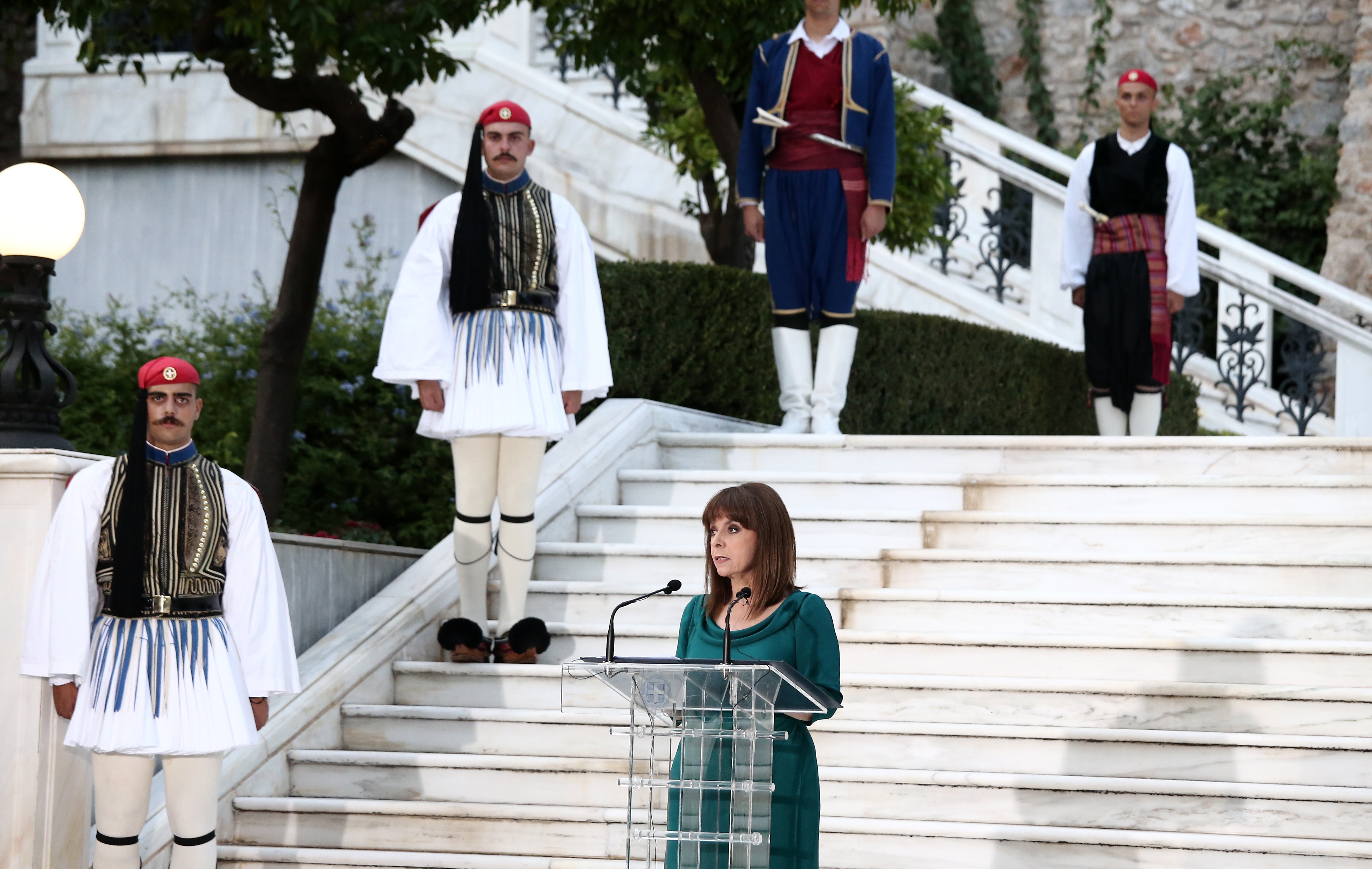 47η επέτειος της Αποκατάστασης της Δημοκρατίας – Η εκδήλωση στο Προεδρικό Μέγαρο-1