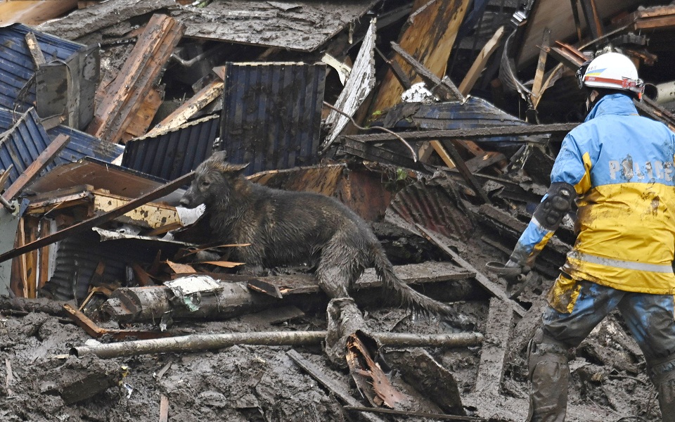 Ιαπωνία: Μετά τους τέσσερις νεκρούς, αγνοούνται άλλοι 80 άνθρωποι στην Ατάμι-2