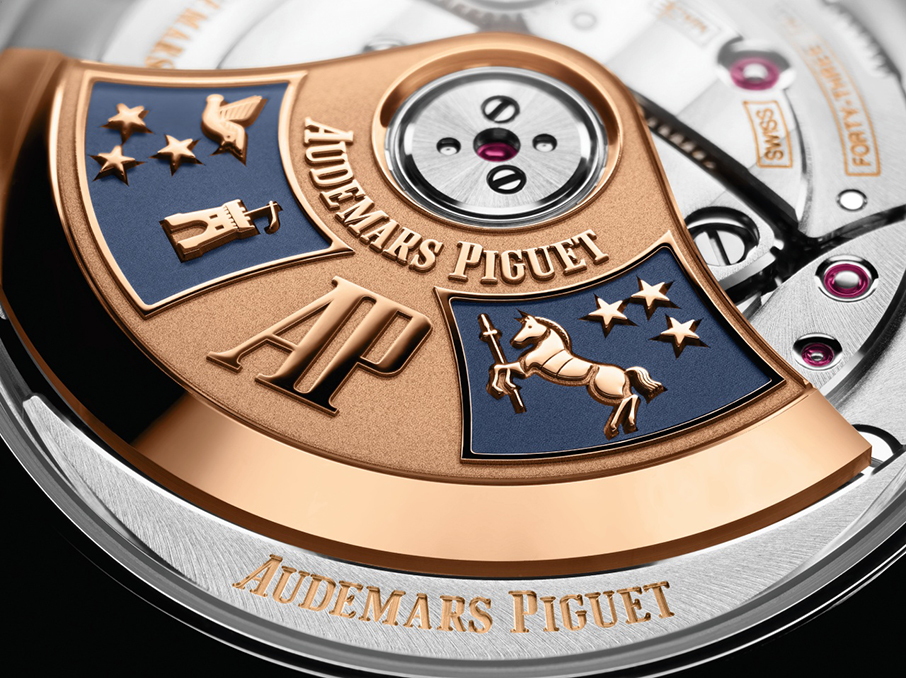 Ο ένας δείκτης του AUDEMARS PIGUET Millenary Frosted Gold Philosophique-5