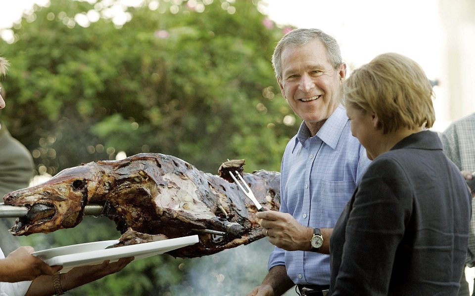 Άγκελα Μέρκελ: Τα τετ-α-τετ με τέσσερις Αμερικανούς προέδρους (εικόνες)-1