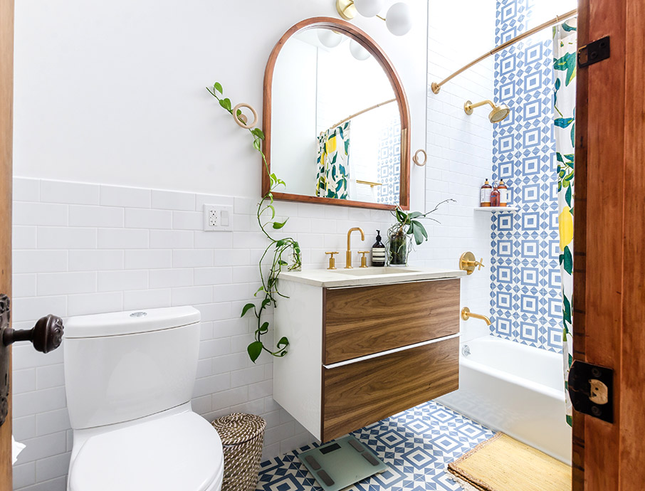 Πρωτότυπες Ιδέες για να μεταμορφώσετε το μικρό σας μπάνιο-1