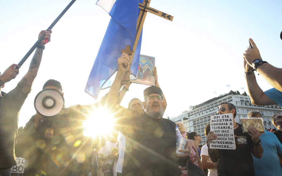 Συγκεντρώσεις κατά των εμβολίων με την Μετάλλαξη Δέλτα να καλπάζει-14