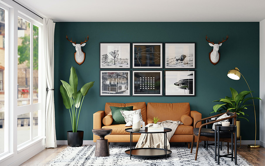 Μαγικοί χρωματικοί συνδυασμοί με πετρόλ χρώμα-2