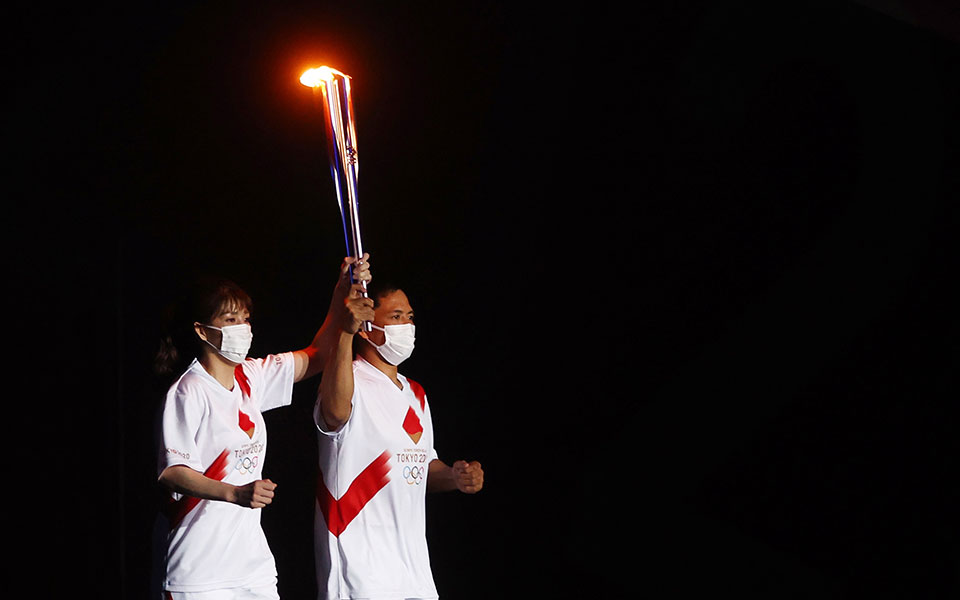 Ολυμπιακοί Αγώνες: Εντυπωσιακή τελετή σε άδειο γήπεδο-7