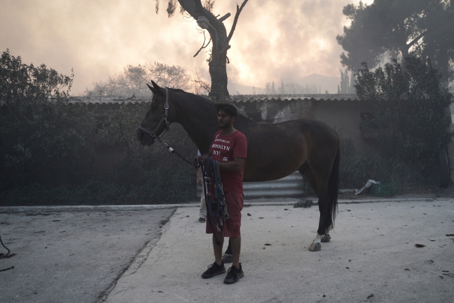 Φωτιά στη Βαρυμπόμπη: Το μέγεθος της καταστροφής σε εικόνες-10