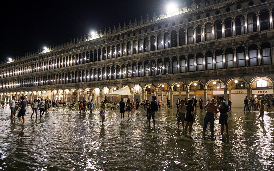Βενετία: Πλημμύρισε εν μέσω Αυγούστου η πλατεία Αγίου Μάρκου (εικόνες – βίντεο)-5
