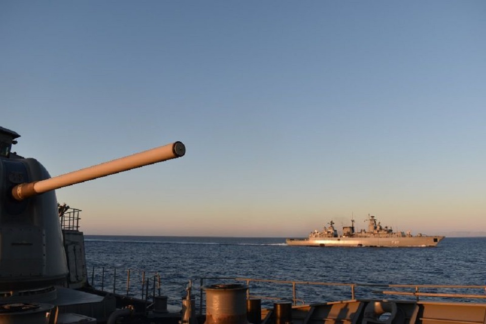 Πολεμικό Ναυτικό: Εικόνες από τη συμμετοχή της φρεγάτας ΥΔΡΑ στη συνεκπαίδευση Ελλάδας – Γερμανίας-1