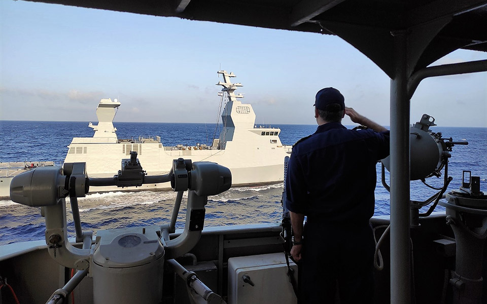 Πολεμικό ναυτικό: Συνεκπαίδευση Ελλάδας – Ισραήλ βορειοδυτικά της Κρήτης-1