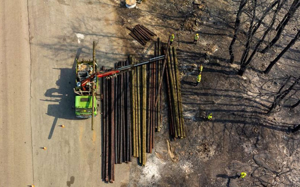 Κάτοικοι της Βόρειας Εύβοιας μιλούν στην «Κ»: «Θα το πρασινίσουμε ξανά το δάσος»-2