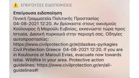 Πύρινα μέτωπα: Νέες εκκενώσεις οικισμών στην Εύβοια – Φωτιά και στην Αρχαία Ολυμπία-1