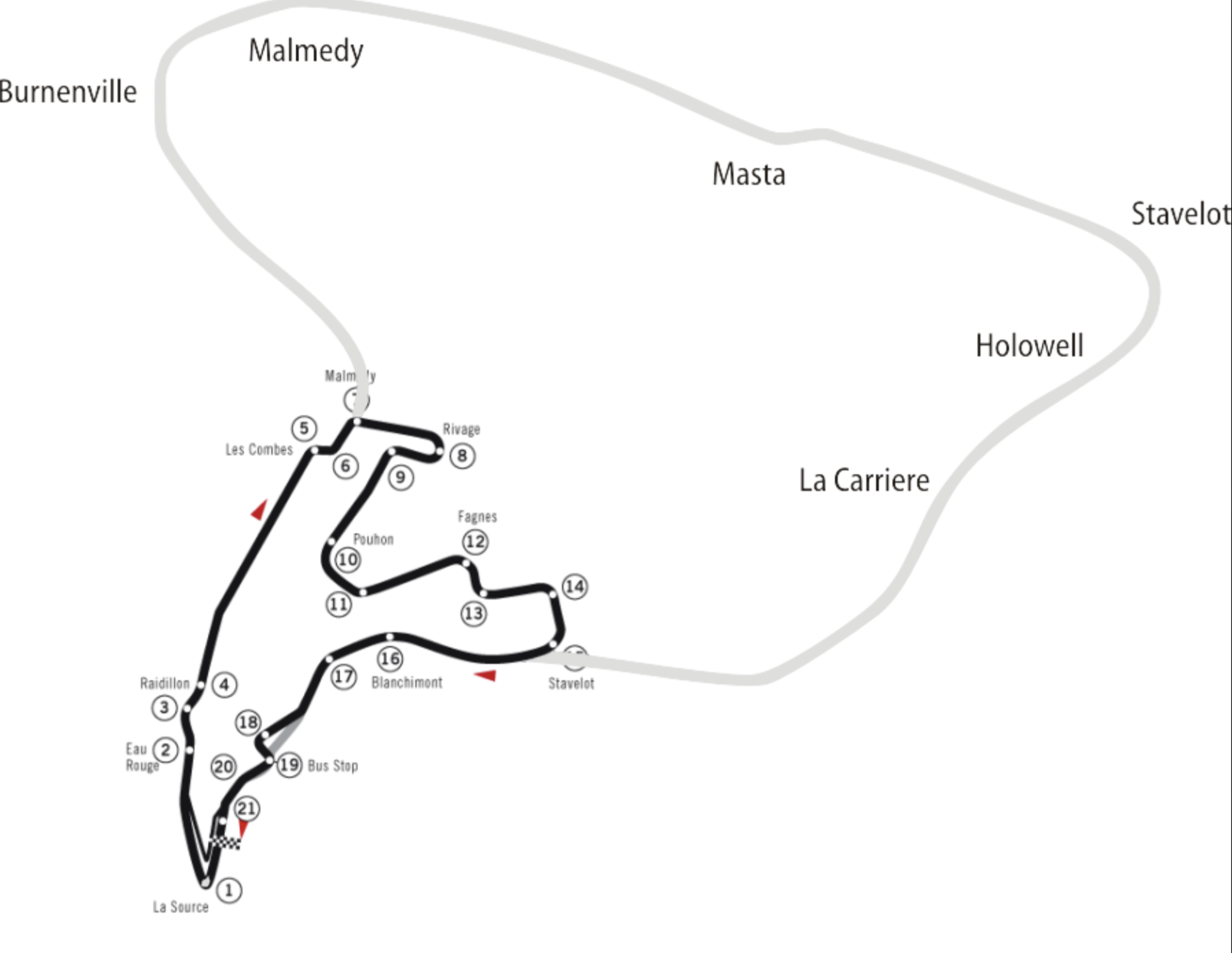 Formula 1, Σπα Βελγίου: Ο αγώνας βασίζεται στο συνεχές του-1