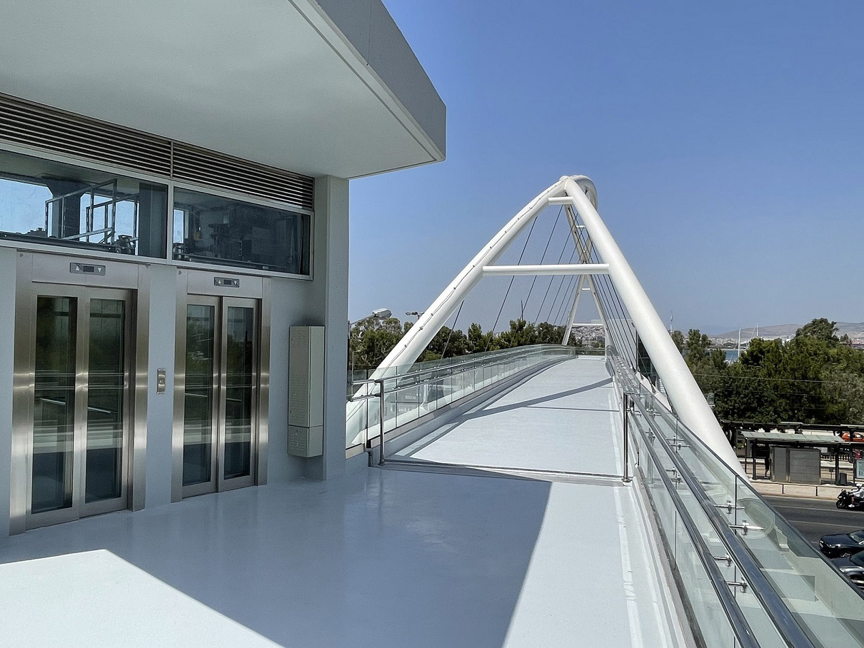 Παραδόθηκε στο κοινό η νέα πεζογέφυρα στο Φάληρο-1