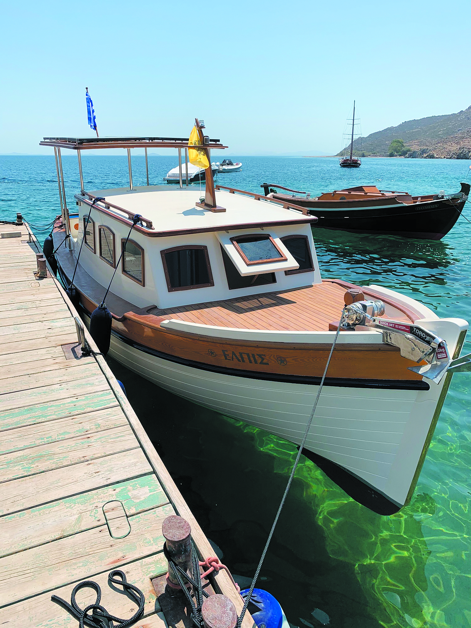 Eνα «πράσινο» ξύλινο καΐκι ταξιδεύει από την Πάτμο με προορισμό το μέλλον-1