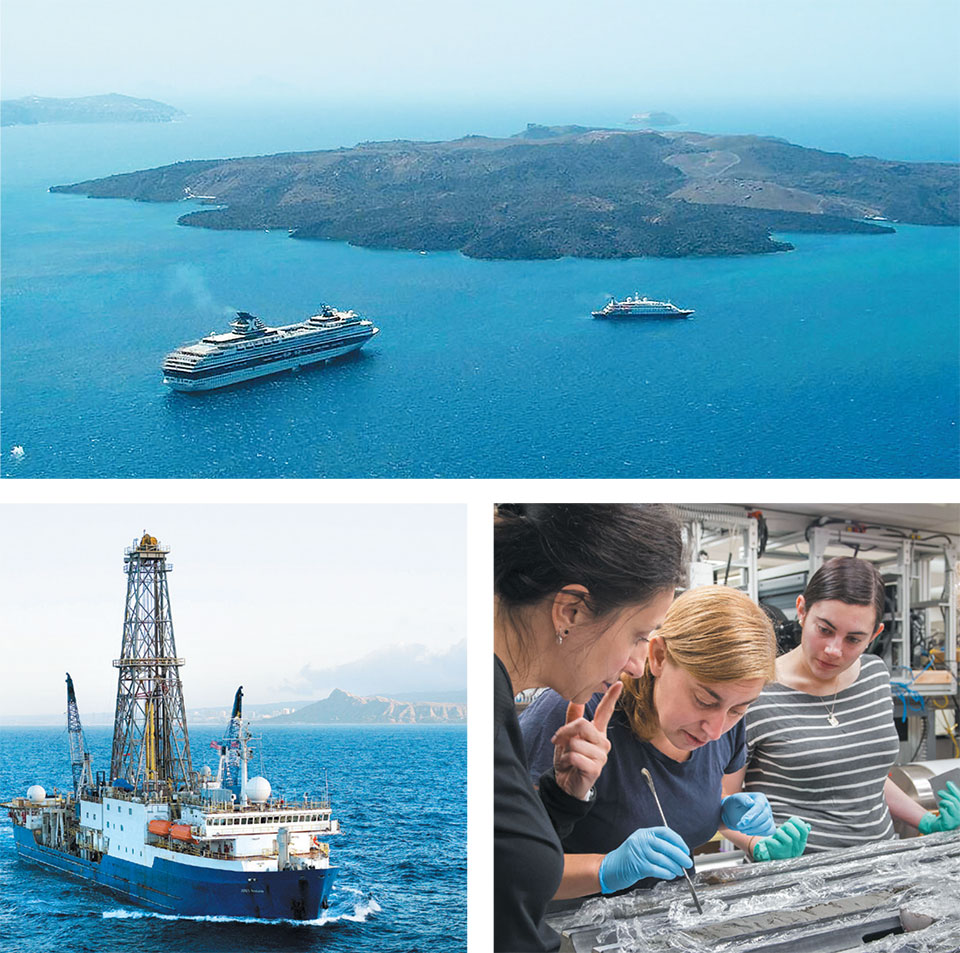 Φως στη γεωλογική ιστορία της Σαντορίνης-1