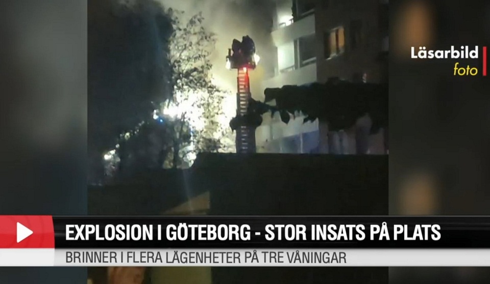 Σουηδία: 25 τραυματίες από έκρηξη σε κτίριο στο Γκέτεμποργκ (εικόνες)-1