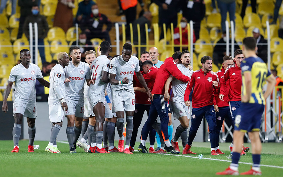 Europa League: Φενέρμπαχτσε-Ολυμπιακός 0-3, μεγάλο ερυθρόλευκο διπλό (βίντεο)-1