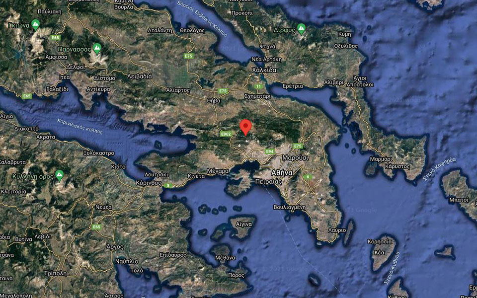 Σεισμός 3,6 Ρίχτερ – Εγινε αισθητός στην Αττική-1