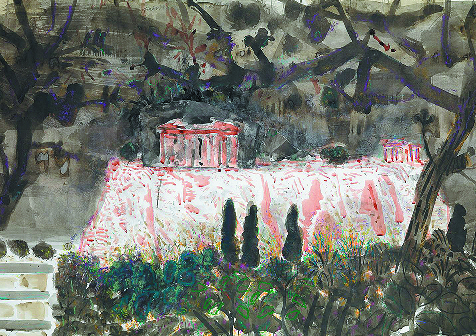 Παίρνοντας την Ακρόπολη προσωπικά· η νέα έκθεση του Γιώργου Χαδούλη στην γκαλερί Σκουφά-3