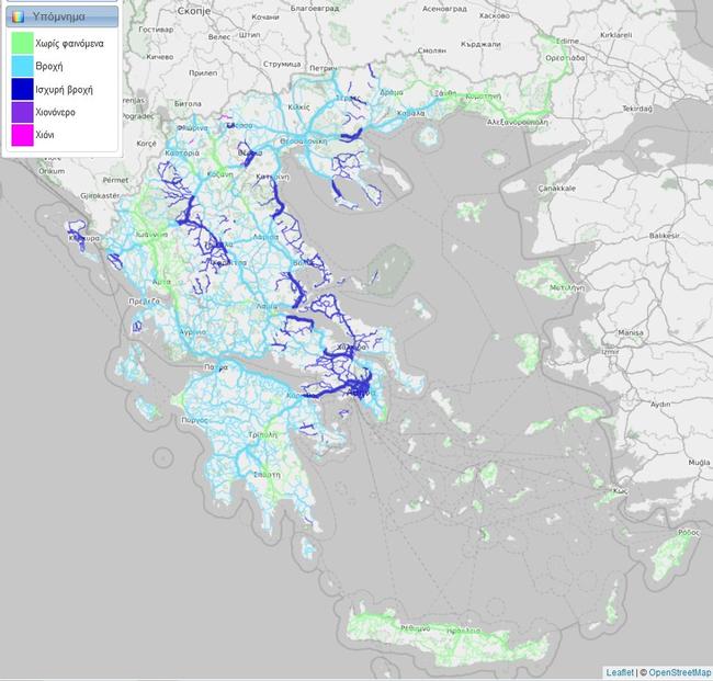 Καιρός σήμερα: H κακοκαιρία Αθηνά φέρνει ισχυρές βροχές και καταιγίδες – Πού θα σημειωθούν-2