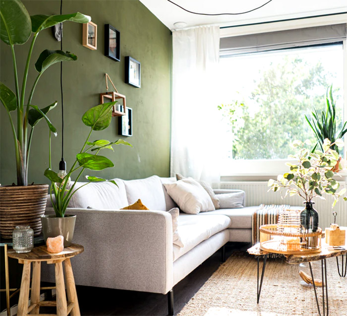 Πώς να συνδυάσετε το πράσινο χρώμα στο σπίτι σας-4