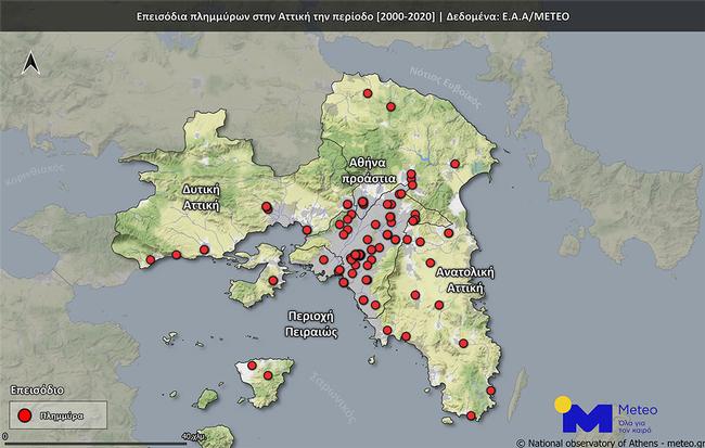 Meteo – Πλημμύρες: Πάνω από 380 επεισόδια μέσα σε είκοσι χρόνια – Έχασαν τη ζωή τους 132 άνθρωποι-2
