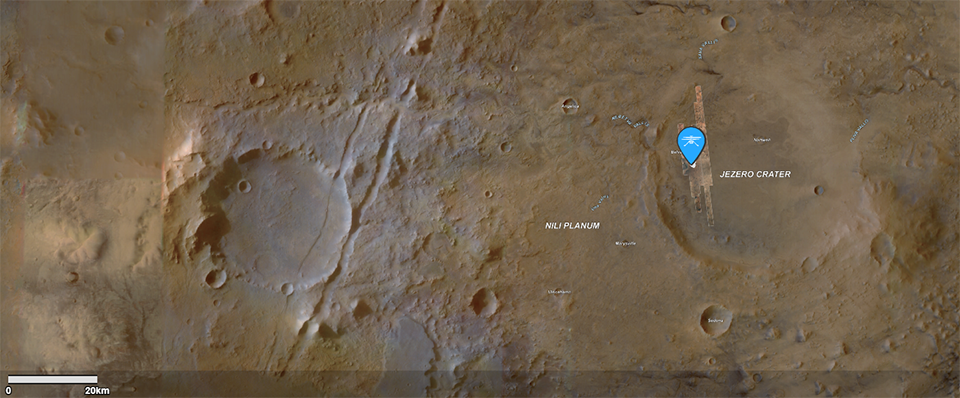 NASA: Το Perseverance κινείται μέσα σε αρχαία λίμνη του Άρη (εικόνες)-1