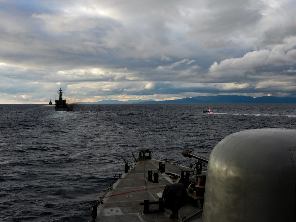 Πολεμικό Ναυτικό: Εντυπωσιακές εικόνες από την άσκηση «Βροντή» στο Αιγαίο-2