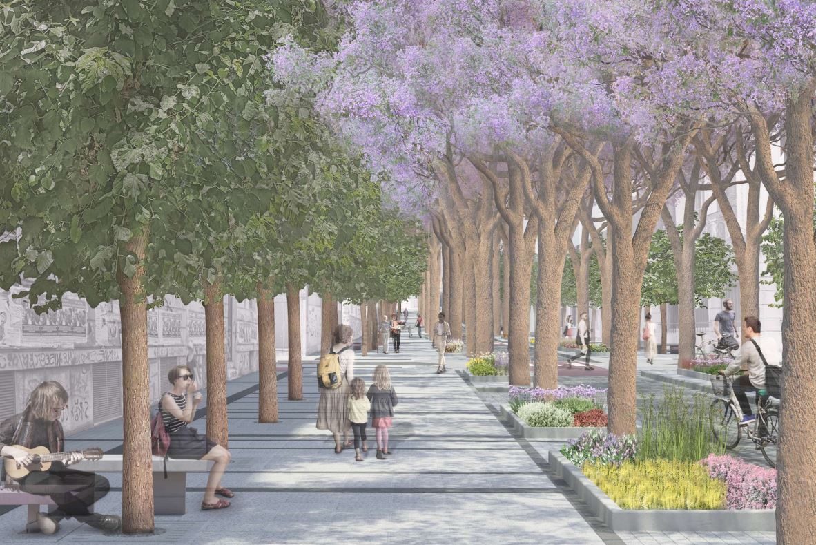 Αλλάζει και πάλι η Βασιλίσσης Όλγας – Ανάπλαση σε Τοσίτσα, Ζωσιμάδων και πλατεία Νερού (εικόνες)-4