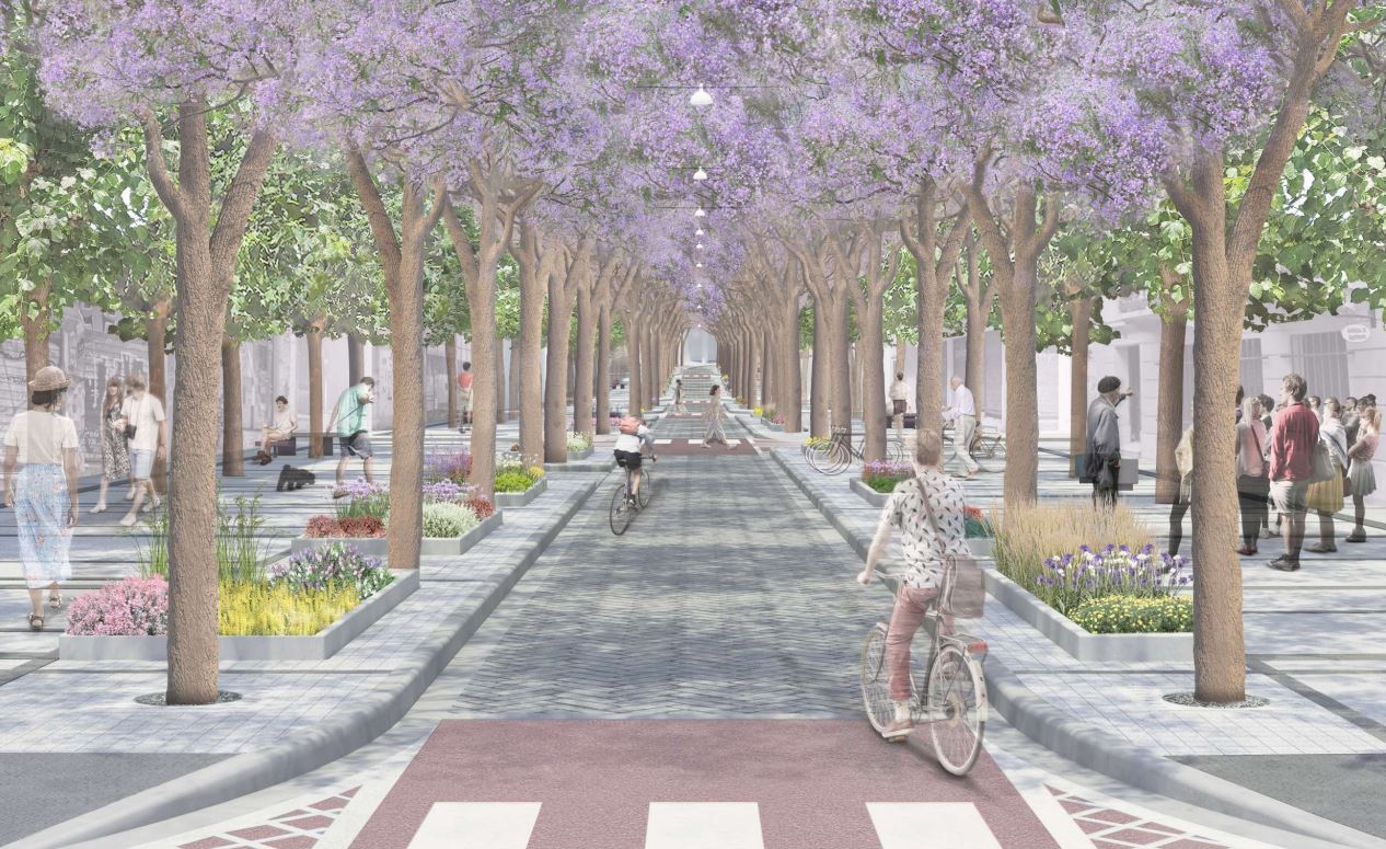 Αλλάζει και πάλι η Βασιλίσσης Όλγας – Ανάπλαση σε Τοσίτσα, Ζωσιμάδων και πλατεία Νερού (εικόνες)-2