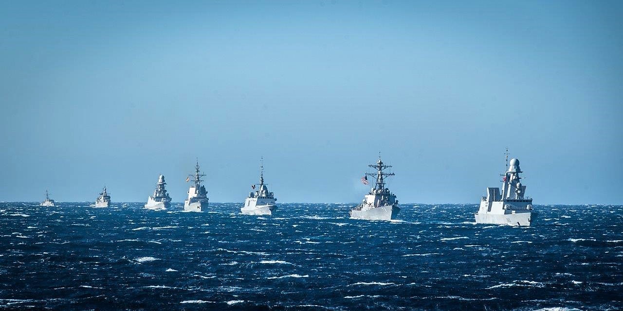 Polaris 2021: Εντυπωσιακές εικόνες από τη γαλλική αεροναυτική άσκηση – Συμμετείχε η φρεγάτα «Αδρίας»-2