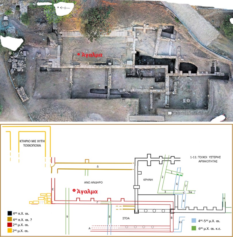 Νέο εύρημα στην Επίδαυρο: Στο φως μαρμάρινο γυναικείο άγαλμα (εικόνες)-2
